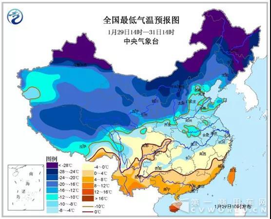 寒潮蓝色预警+8级大风+道路结冰！大批货车还在国道上堵着….jpg