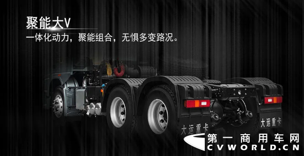 驾有所值—质蕙大V   N8V 6x4牵引车。