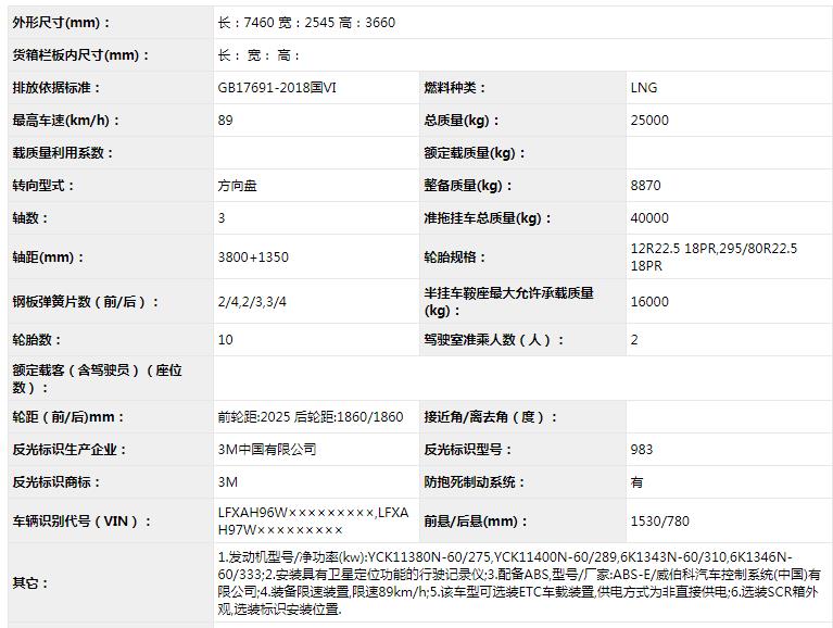 8月25日，工信部发布第336批新车申报公示，牵引车方面有27款新车在榜。其中，国六牵引车有21款，分别为10款国六天然气牵引车（9款LNG和1款CNG），和11款柴油国六牵引车；国五牵引车有4款，分别为3款国五柴油牵引车和1款柴油/电混合动力半挂牵引车；新能源牵引车有2款，分别为1款纯电动牵引车和1款燃料电池半挂牵引车。