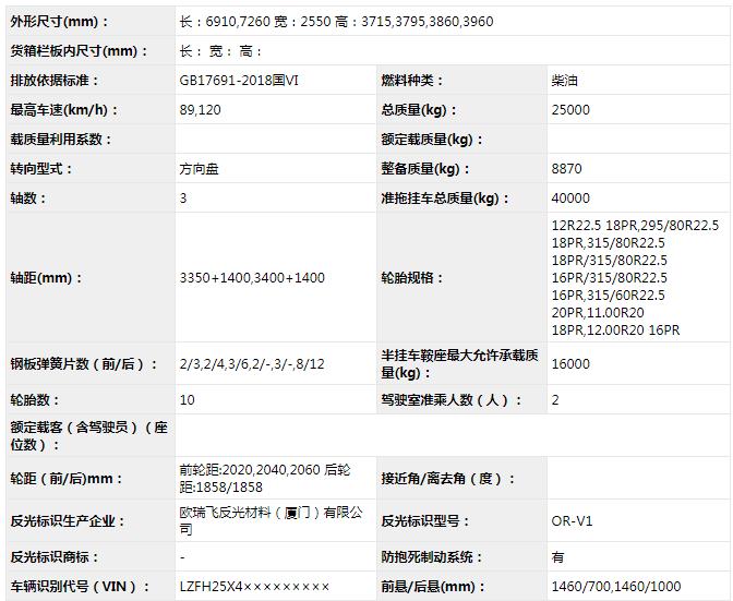 8月25日，工信部发布第336批新车申报公示，牵引车方面有27款新车在榜。其中，国六牵引车有21款，分别为10款国六天然气牵引车（9款LNG和1款CNG），和11款柴油国六牵引车；国五牵引车有4款，分别为3款国五柴油牵引车和1款柴油/电混合动力半挂牵引车；新能源牵引车有2款，分别为1款纯电动牵引车和1款燃料电池半挂牵引车。