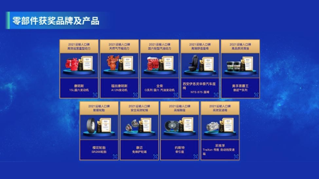 2021年1月7日，“智远杯” 2021运输人口碑商用车及零部件评选获奖名单正式揭晓，并举行了线上发布仪式。