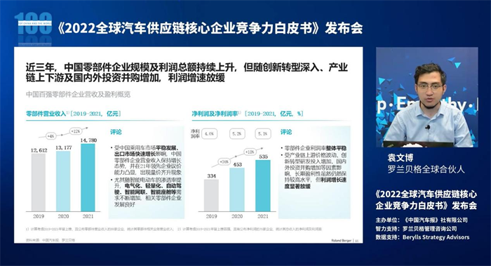 近年来，电驱动、智能网联等新技术异军突起、融合发展，汽车零部件产业迎来转型升级的新契机，不少企业的核心竞争力得到显著提升。核心竞争力是企业取得和保持市场优势的能力，是企业能够经得起时间考验、具有延展性且竞争对手难以模仿的技术或能力。