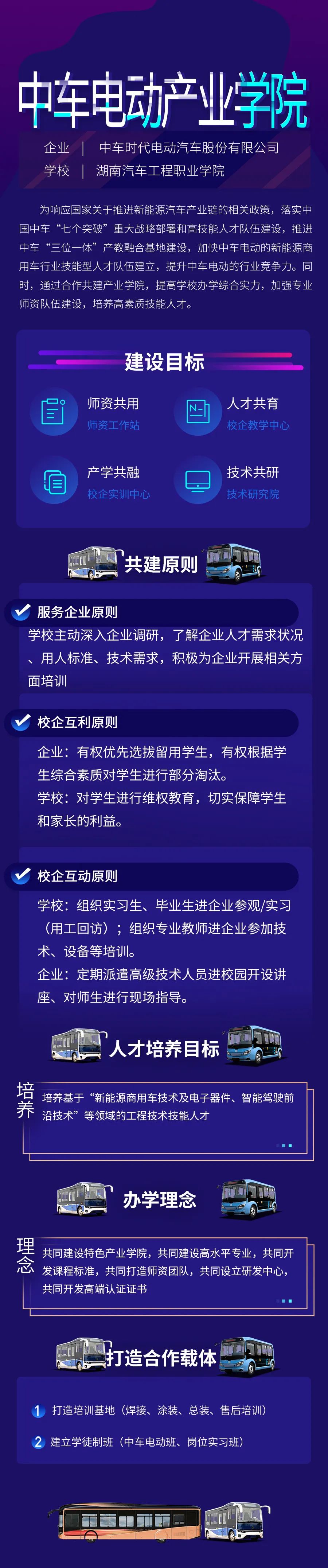 9月30日，中车电动——湖南汽车工程职业学院合作共建的产业学院揭牌仪式在湖南汽车工程职业学院报告厅举行。